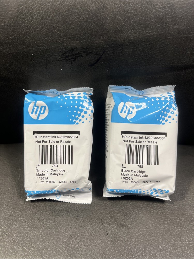 HP F6U64AN Black Ink Cartridge Genuine OEM # 63XL Expires May 2027