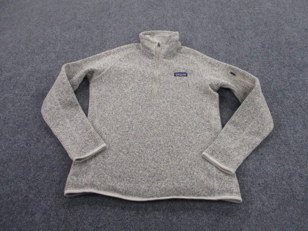 Patagonia Jacket Adult M Beige Better Sweater Fleece Hiking Outdoor Womens