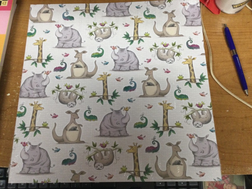 Stampin Up ANIMAL EXPEDITION designer series paper 12