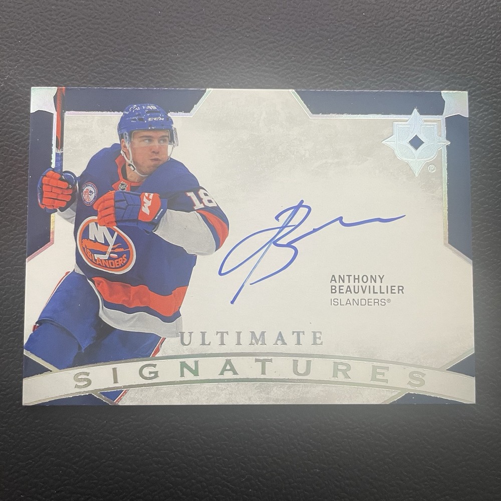 2021-22 UD - Ultimate Collection - Ultimate Signatures Anthony Beauvillier US-AB