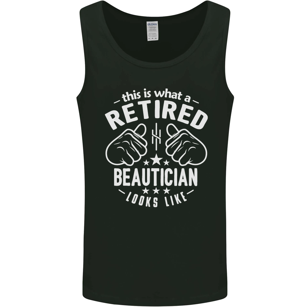 A Retired Beautician Looks Like Mens Vest Tank Top