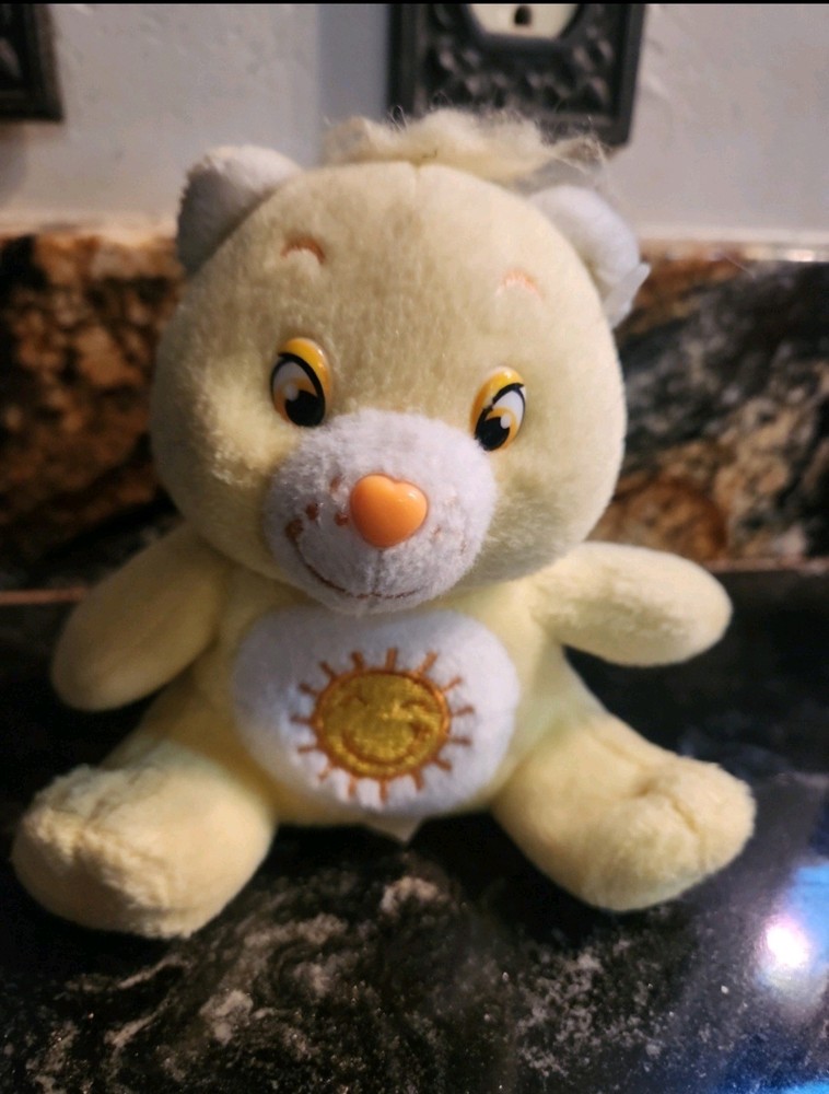 Care Bears Funshine Bear VTG 6” Plush Stuffed Plush 2002