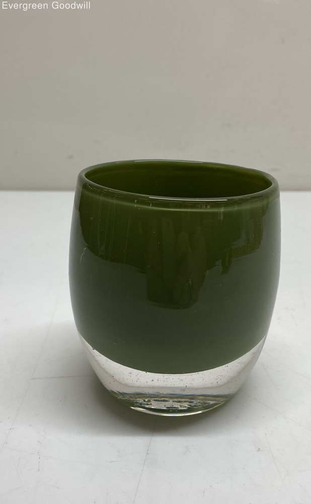 Glassybaby Green Collectible Votive Candle Holder