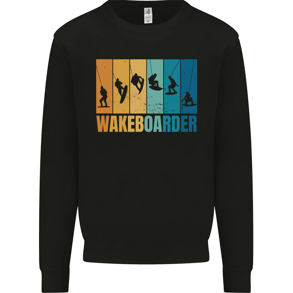 Wakeboarder Water Sports Wakeboarding Mens Sweatshirt Jumper