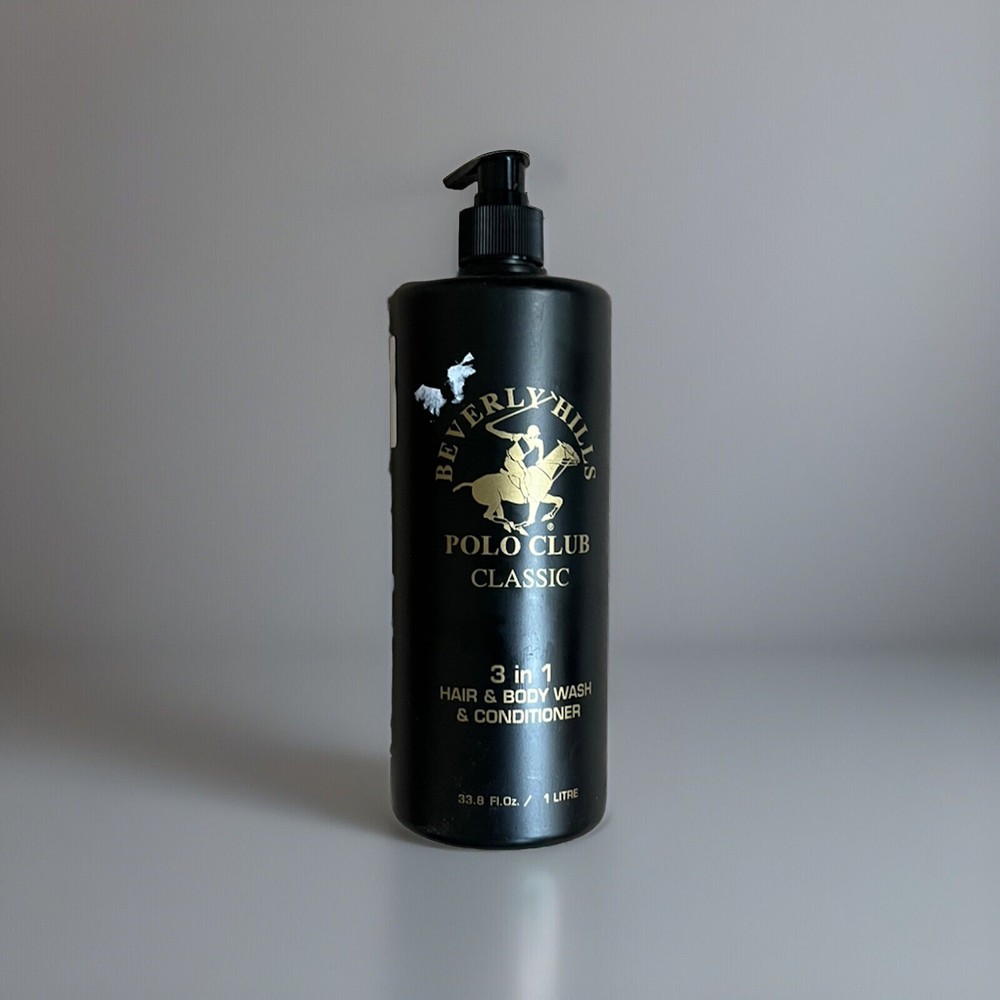 Beverly Hills Polo Club 3-in-1 Hair & Body Wash & Conditioner 33.8 Fl Oz