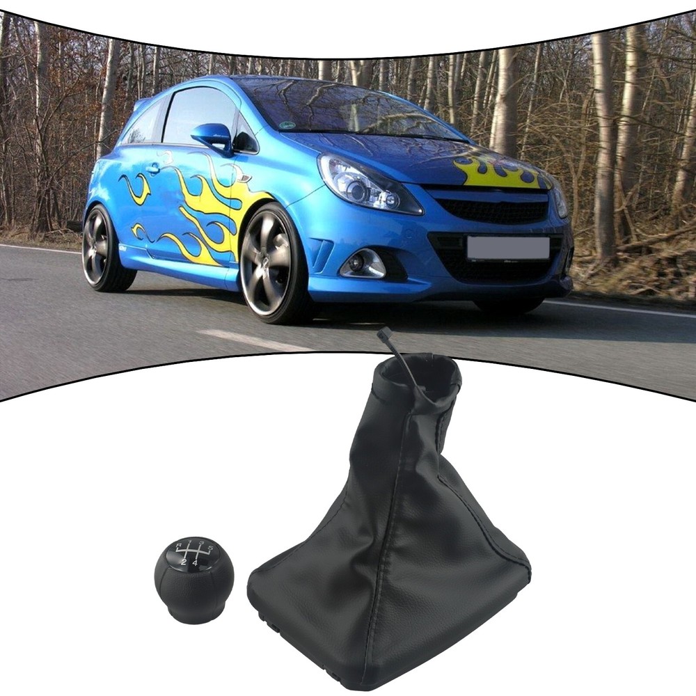 5 Speed Gear Shift Knob and Boot for Opel For Meriva A Direct Replacement Part