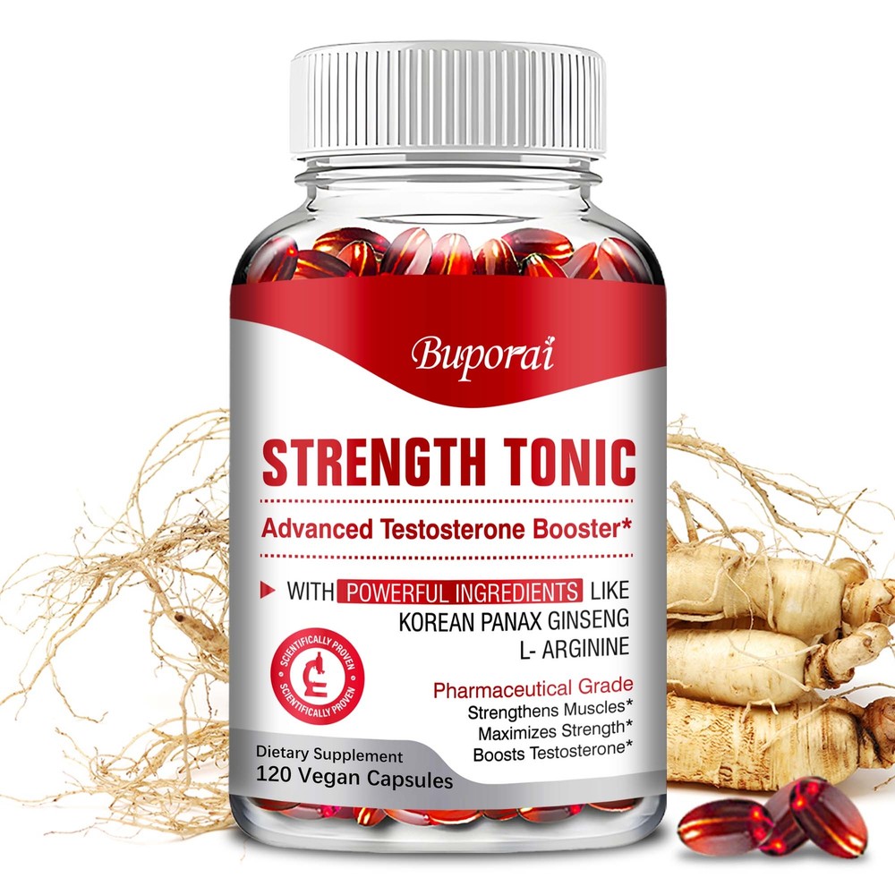 Strengt Tonic - Korean Ginseng, Endurance, Men's Health, Testosterone Booster