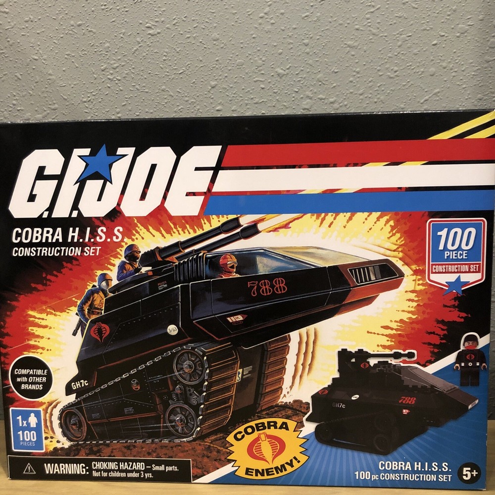GI JOE 2020 COBRA HISS TANK with Cobra Enemy CONSTRUCTION SET NEW