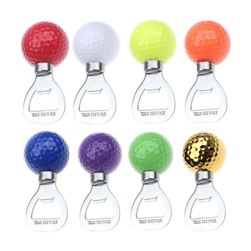 Golf Ball Shaped Bottle Opener Fun Novelty Gift for Beer Lovers Men