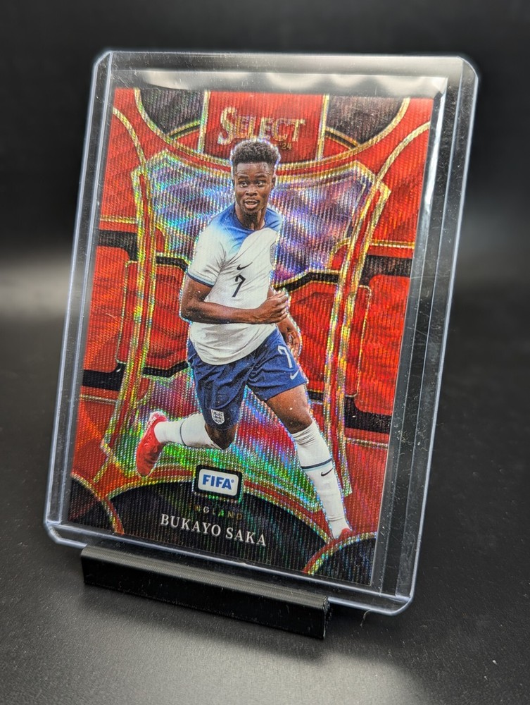2023-24 Panini Select FIFA #179 Bukayo Saka Red Wave /149 England