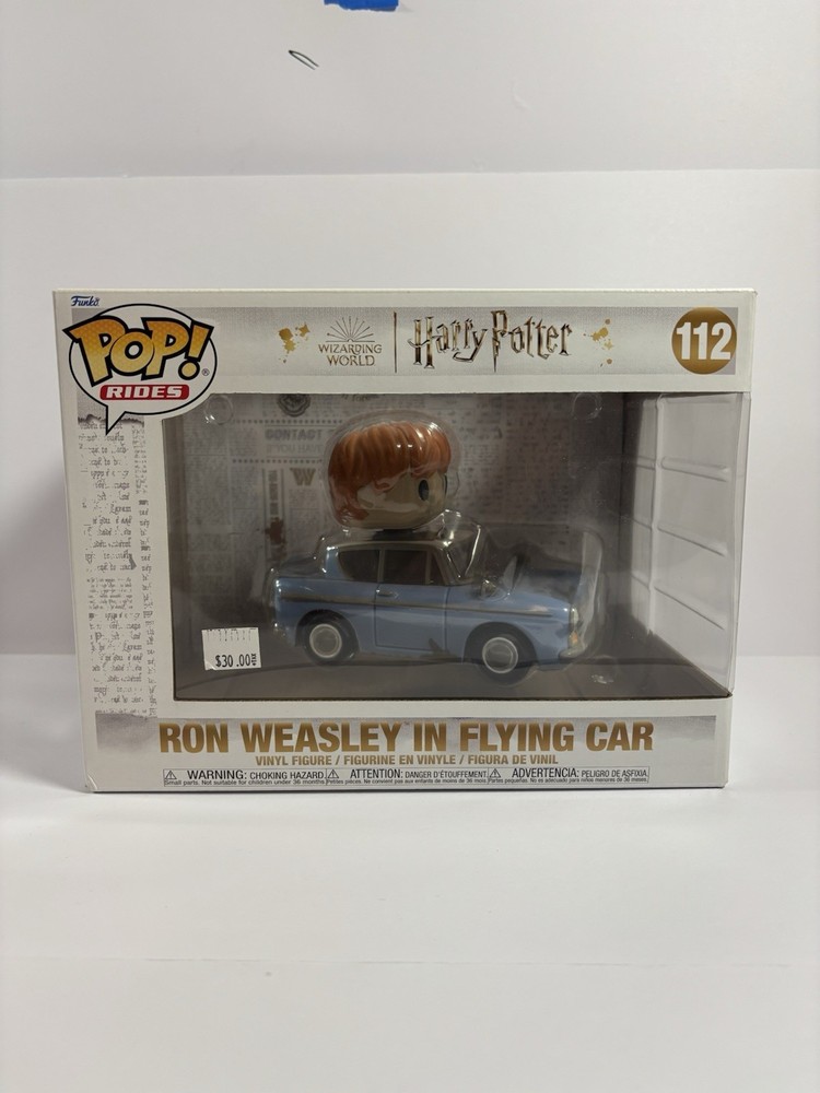Funko Pop Ride Harry Potter Ron Weasley Flying Car Collectible #112