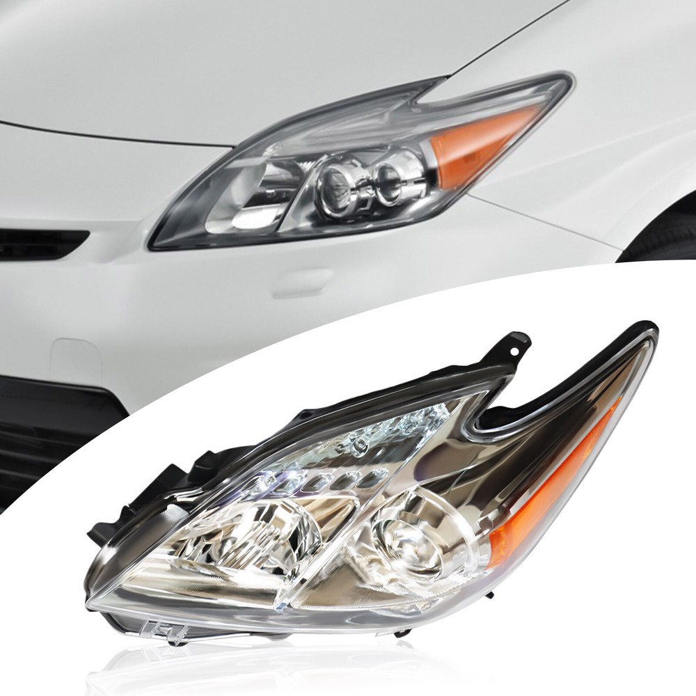 2010-2011 Toyota Prius 1.8L Left Driver Side Halogen Headlight Assembly