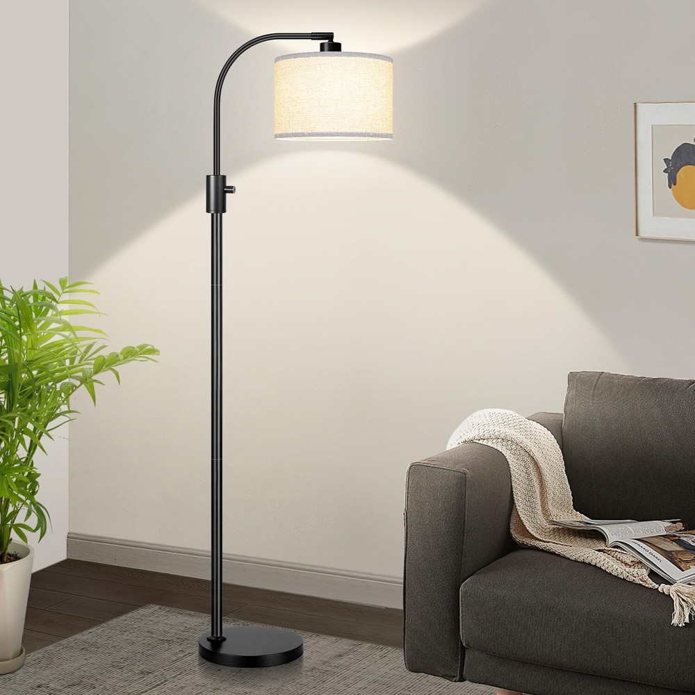 Upgraded Nintiue Dimmable LED Floor Lamp with 1200 Lumens Edison Bulb