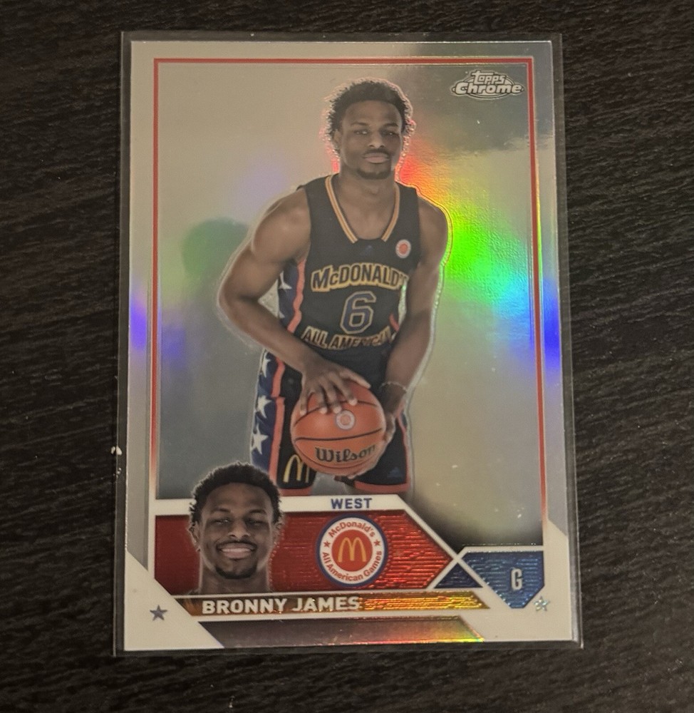 2023 Topps Chrome McDonald's All American - Refractor #68 Bronny James (RC)