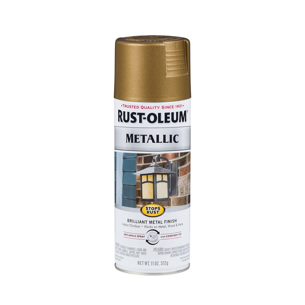313142 Stops Rust Metallic Spray Paint 11 oz Champagne Bronze Finish
