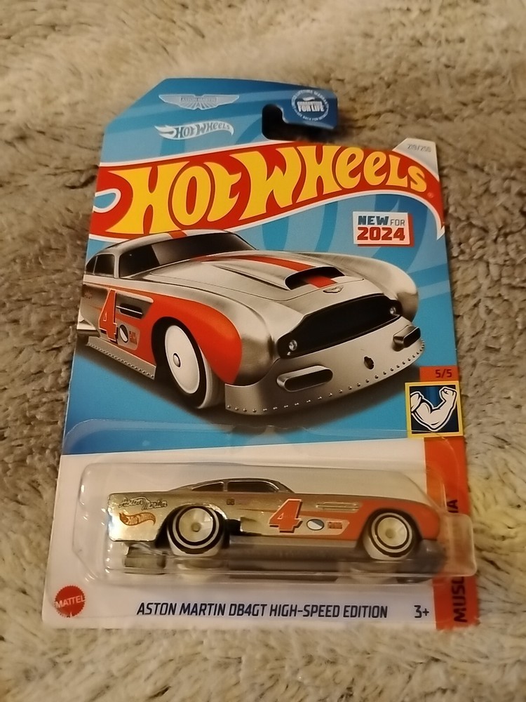 Hot Wheels 2024 Muscle Mania Aston Martin DB4GT High-Speed Edition ZAMAC