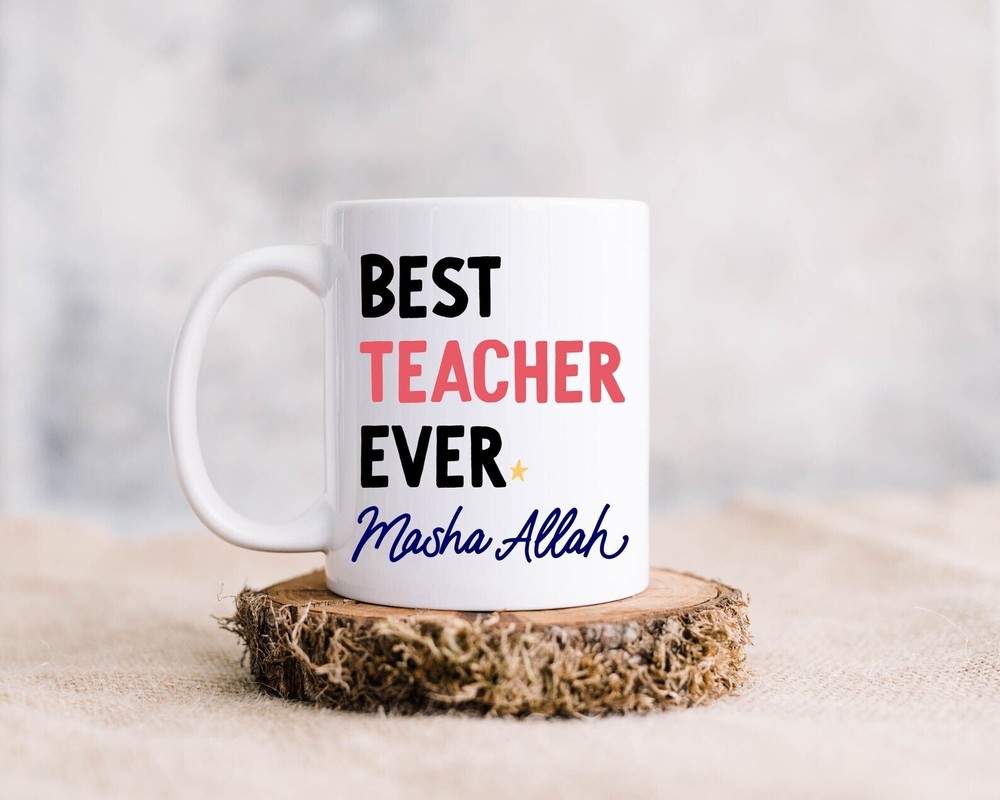 Teacher Mug Gift Best Teacher Ever Coffee Mug