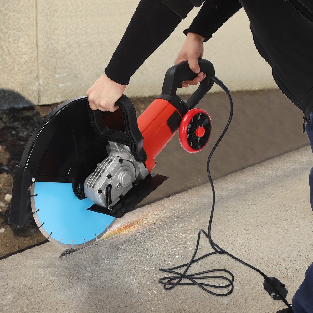 DC 12V Electric Concrete Saw 4000W Motor Circular Saw Cutter with Blade 3000RPM