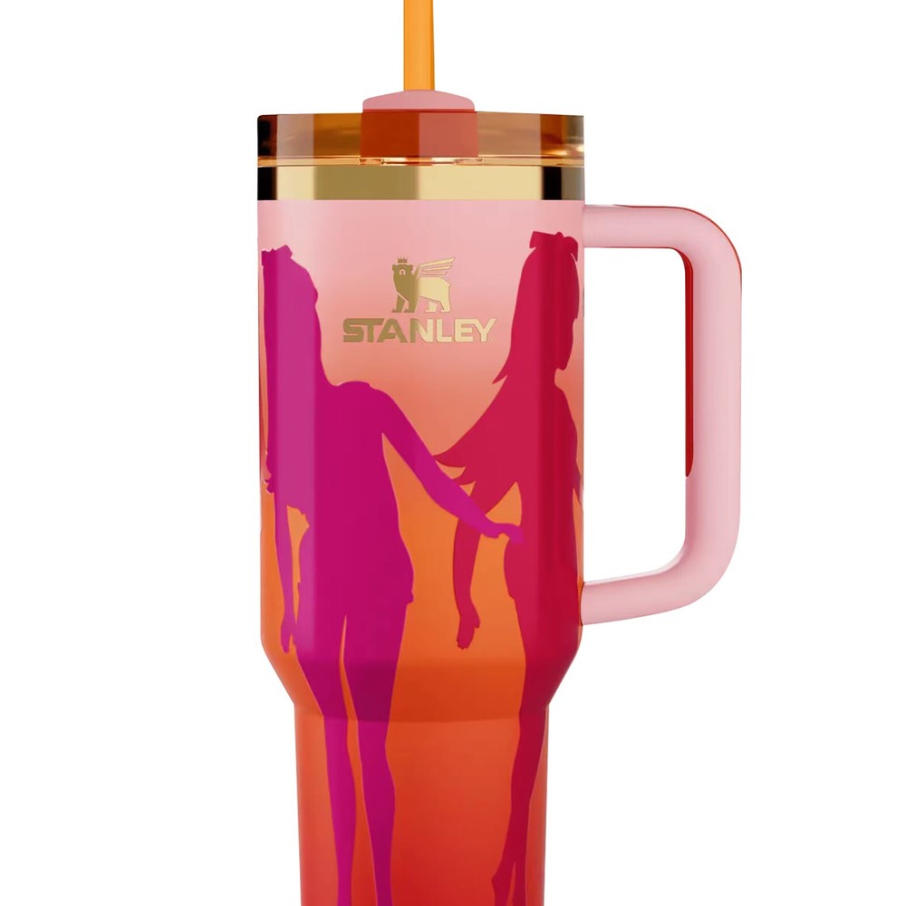 Valentines Day Gift Barbie Cup 40 oz Quencher H2.0 Stainless Steel Tumbler W/Box-image
