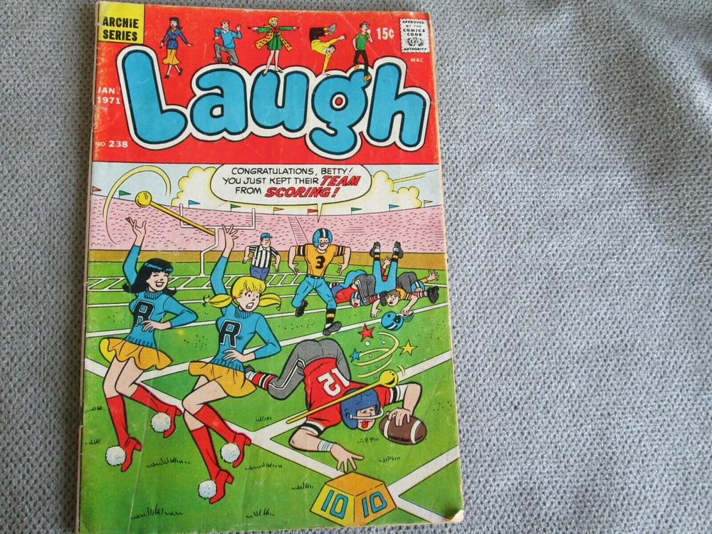 Laugh Comic Book 238 1971 January Archie Betty Jughead Veronica Ethel