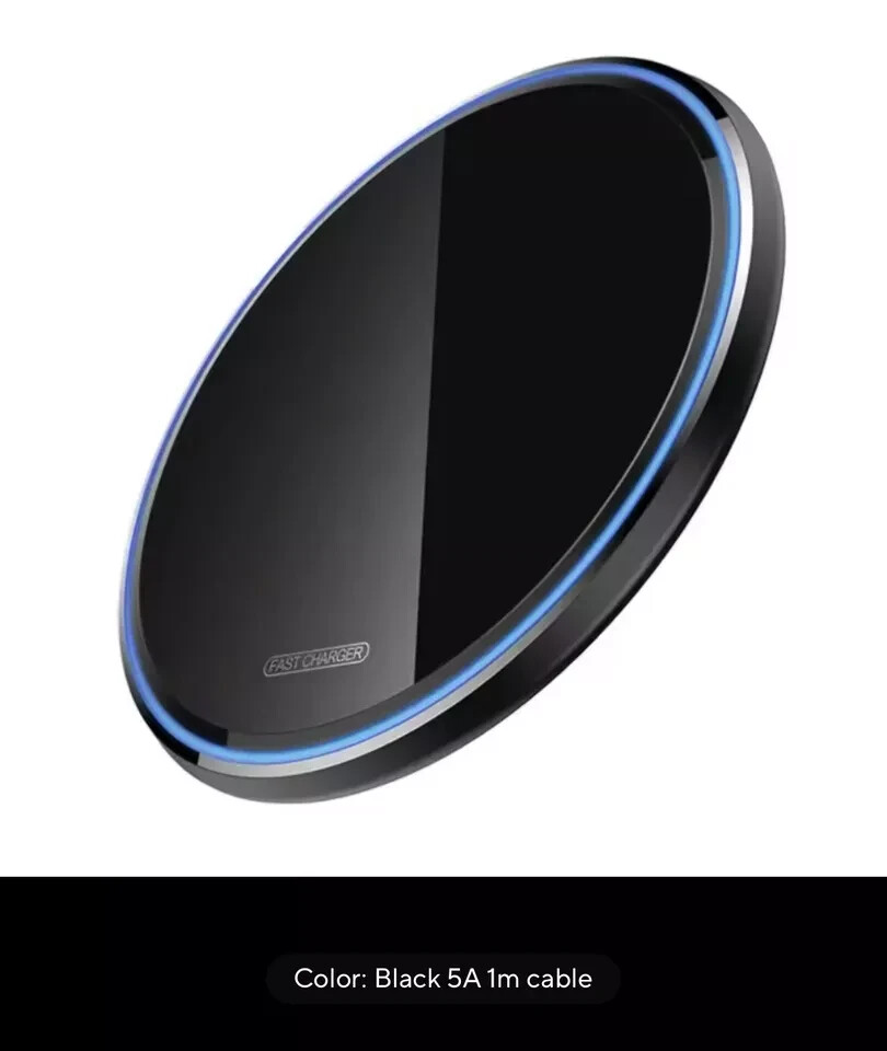 30W Wireless Phone Charger Pad Dock Fast Charge for Samsung iPhone LG Universal