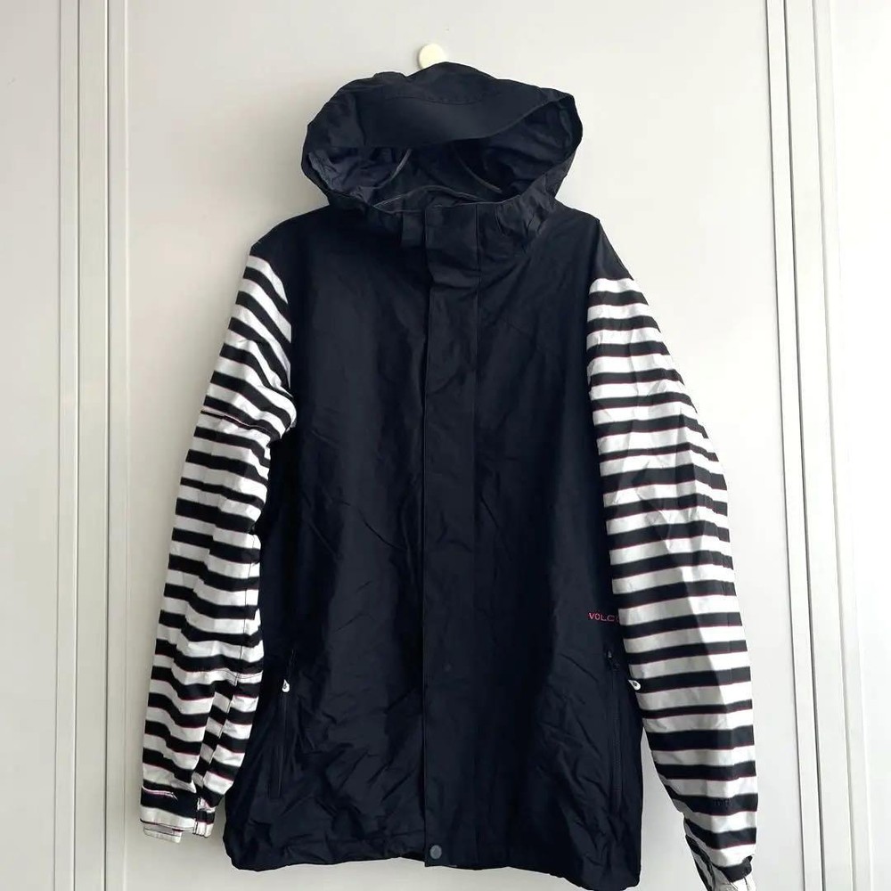 Volcom Snowboard Jacket Mens Size M Black