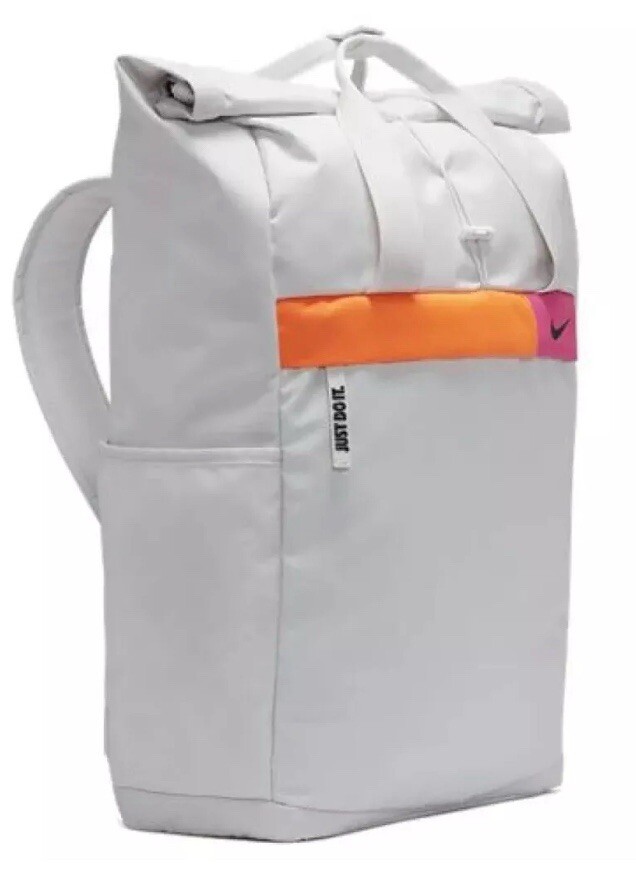 Nike Radiate Backpack in White Orange Purple - Gym & Travel Bag CU1448-094