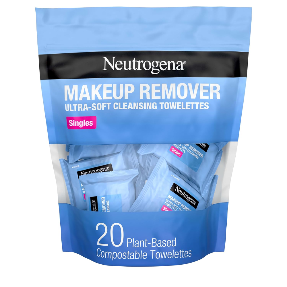 Neutrogena Individually Wrapped Daily Single Makeup Remover Face Wipes
