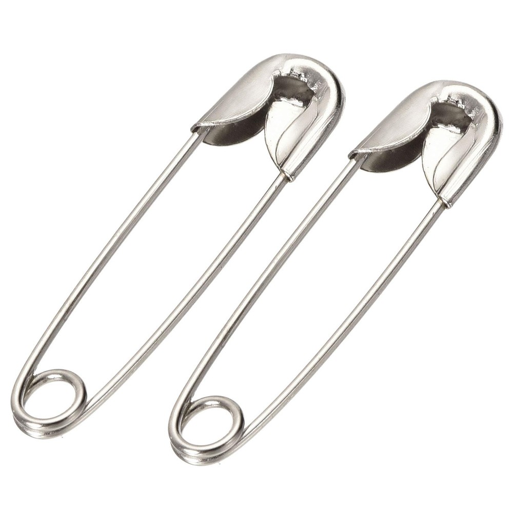 2000 Pcs Silver Tone Safety Pins 0.87-Inch for Sewing Craft DIY Projects