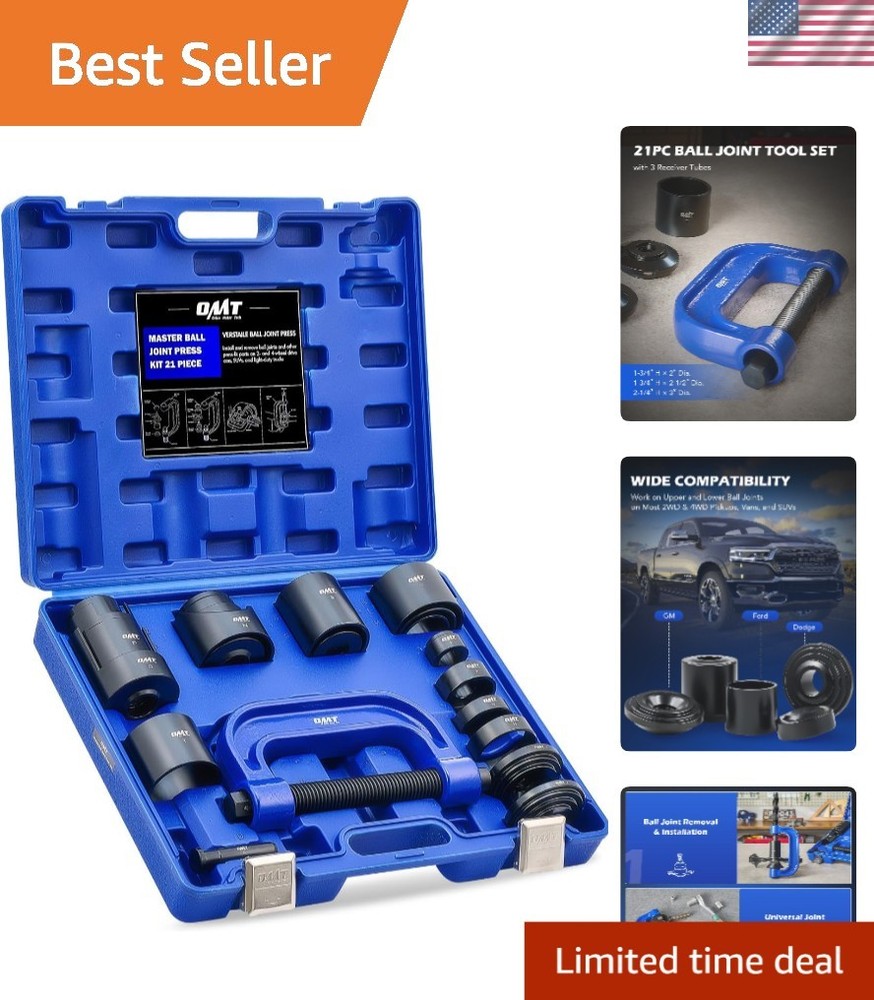 Professional 21PCS Ball Joint Press with Case - Ultimate Automotive Solution