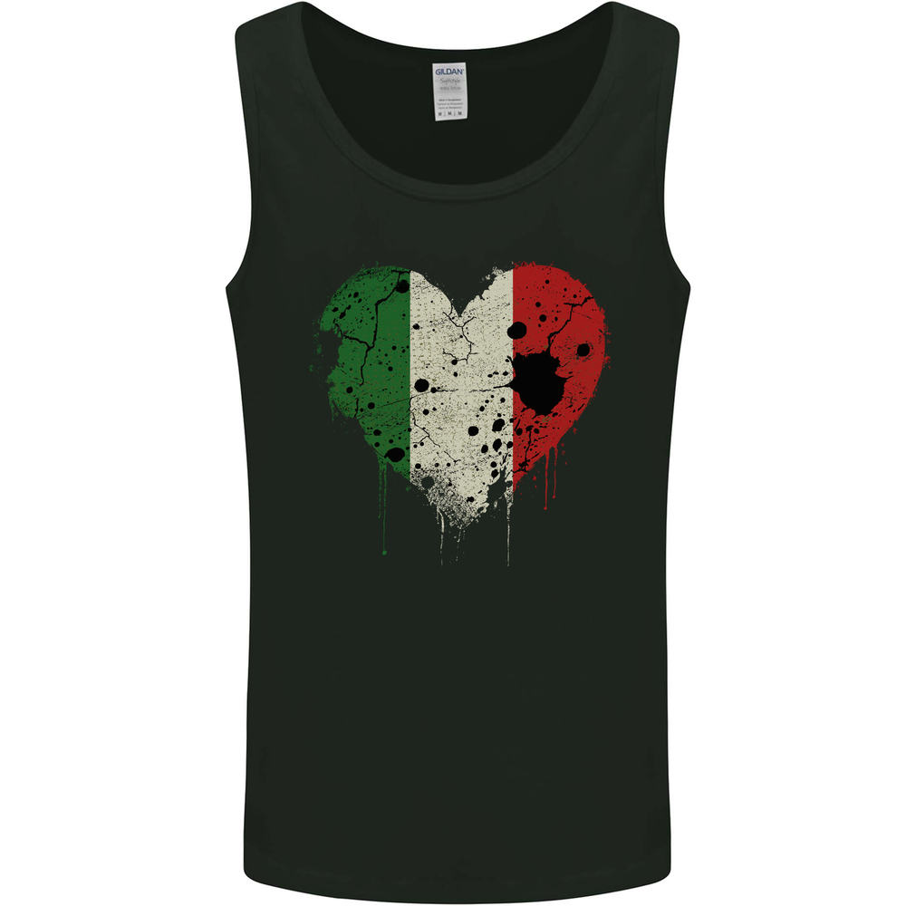 Italy Flag Vest for Men - Show Your Love for Italian Football & Rugby
