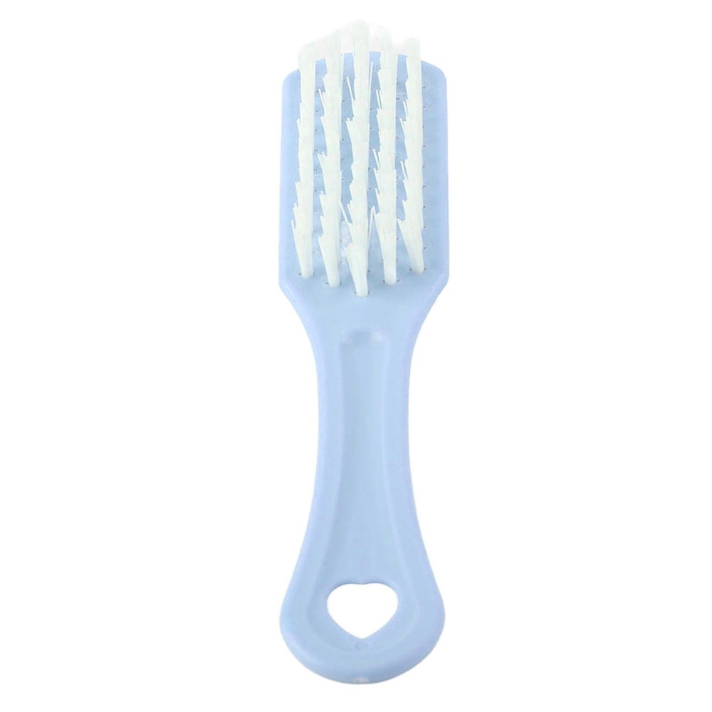 Multi Functional Blue Shoe Cleaning Brush with Nylon Bristles Scrubber Tool