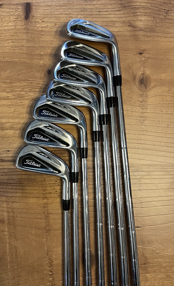 Titleist AP2 716 Forged Tungsten Steel Shaft Iron Set 4-PW 7 Clubs Silver Black