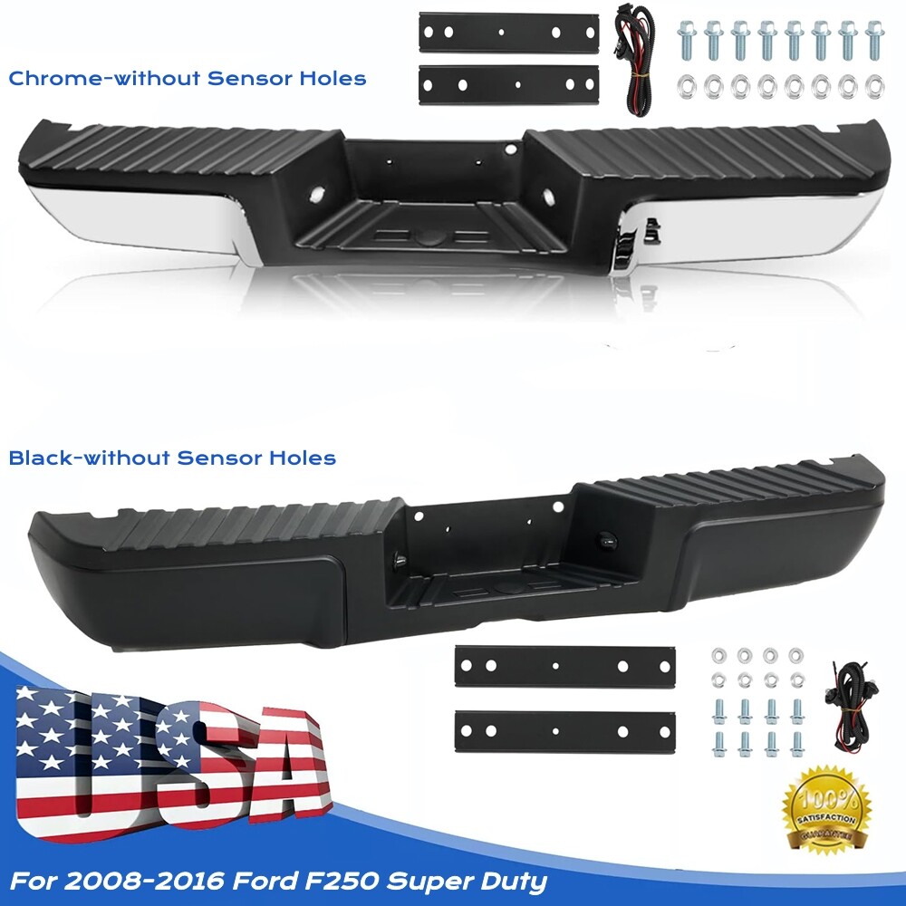 For Ford F250 F350 Super Duty 2008-2016 Rear Step Bumper Assembly Back Bumper