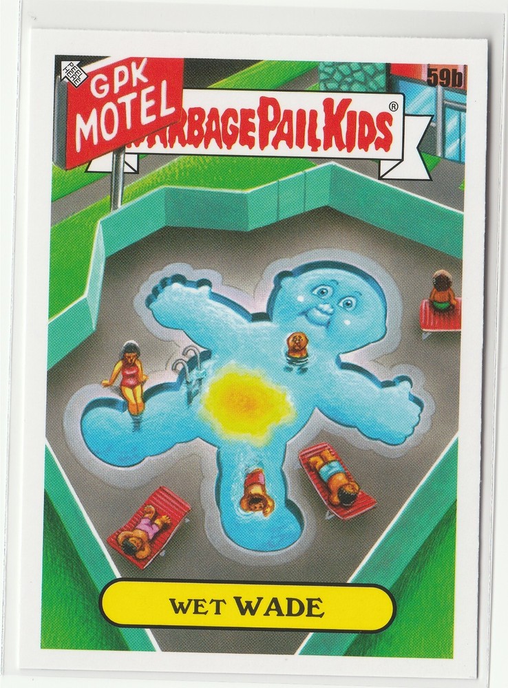 Wet Wade #59b Garbage Pail Kids GPK 2021 Vacation Series Card