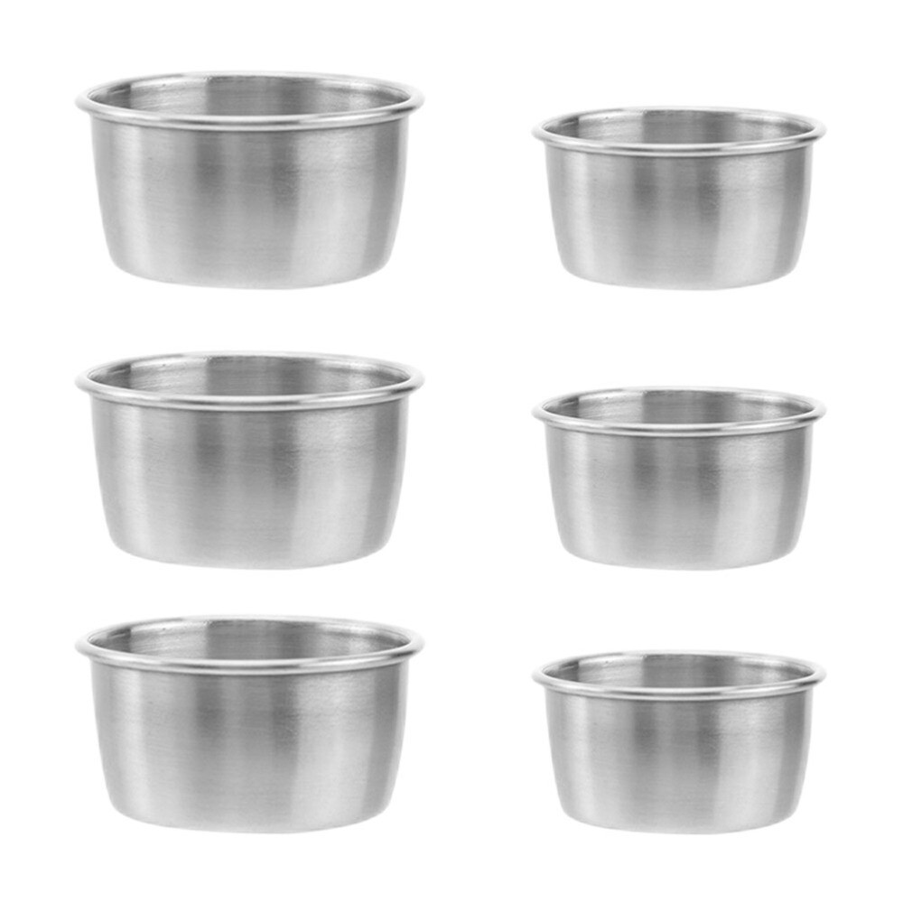 6 Pcs Sauce Cup Car Condiment for Table Cups with Lids Measuring Containers