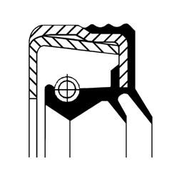12025517B Corteco shaft seal, differential for Iveco