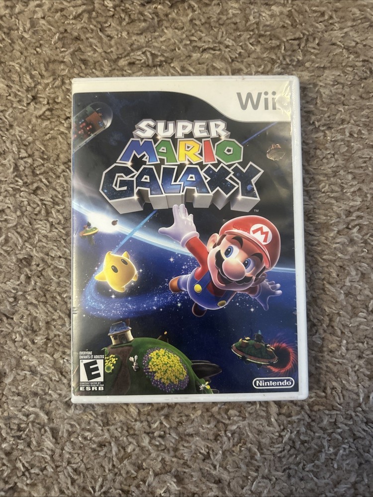 Super Mario Galaxy (Nintendo Wii, 2007) No Manual, Untested