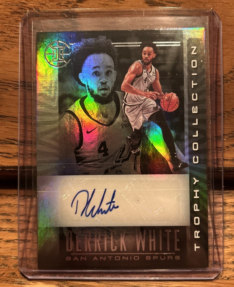 Derrick White 2019-2020 Panini Illusions Auto Trophy Collection TC-DWT