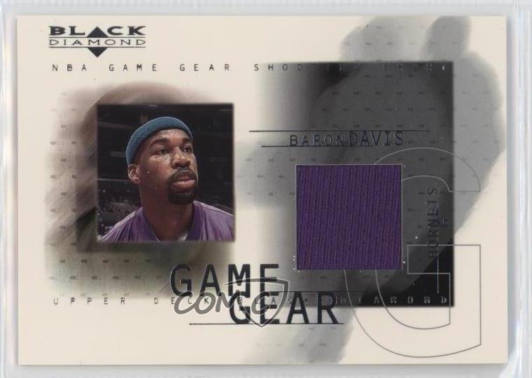 2000-01 Upper Deck Black Diamond Game Gear Baron Davis #BD
