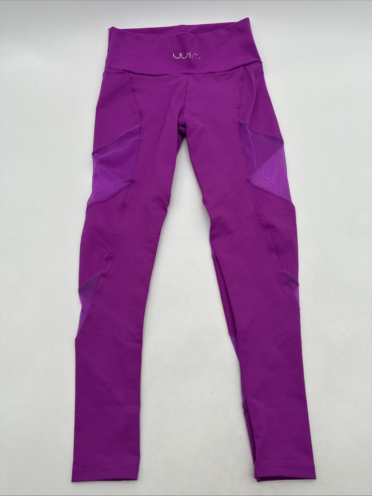 Win Fitness Leggings for Women - One Size Purple Logo #24942