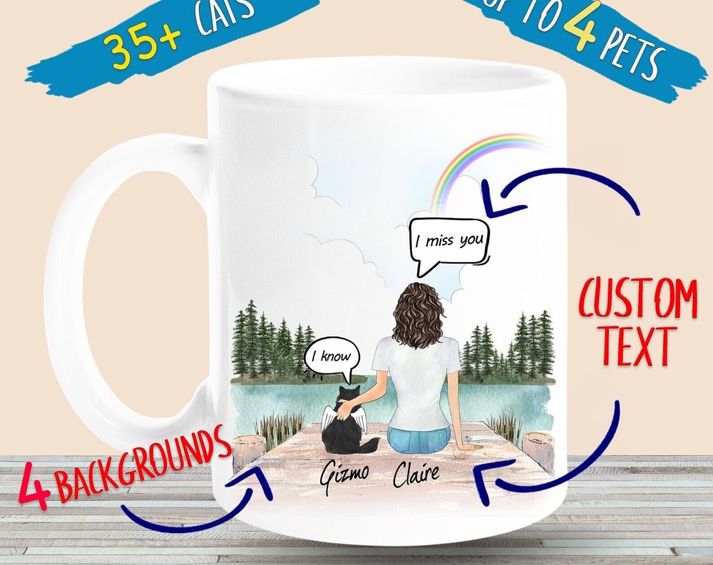 Personalized Cat Mom Memorial Gift Cat Mom Cat Lover Gift Cat Loss Gift They Sti