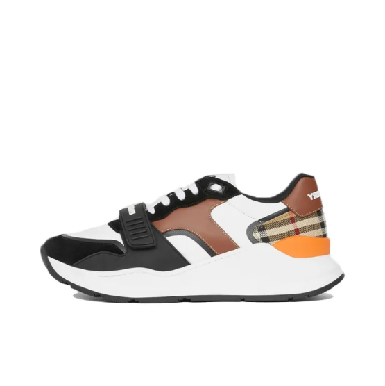 Burberry Vintage Leather Suede Athleisure shoes Men's