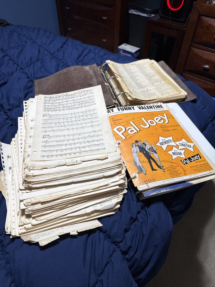 Vintage Sheet Music Lot 1900-1950s HUGE Collection 1200+ Pages Jazz Broadway