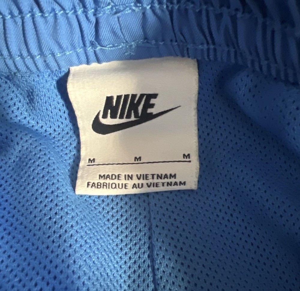 Nike Woven Flow Club Retro Shorts Men’s Blue M DM6829-435 Running Gym VTG EUC
