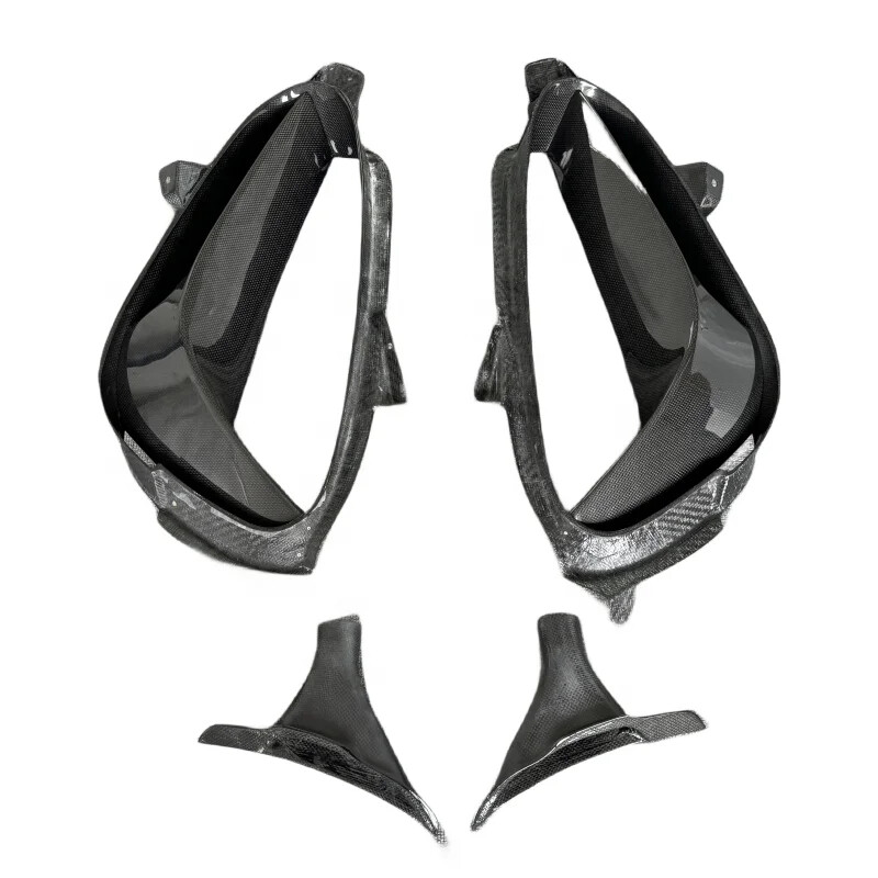 Dry Carbon Fiber Side Vent Replacement Air Vents Fender Vent For Ferrari SF90