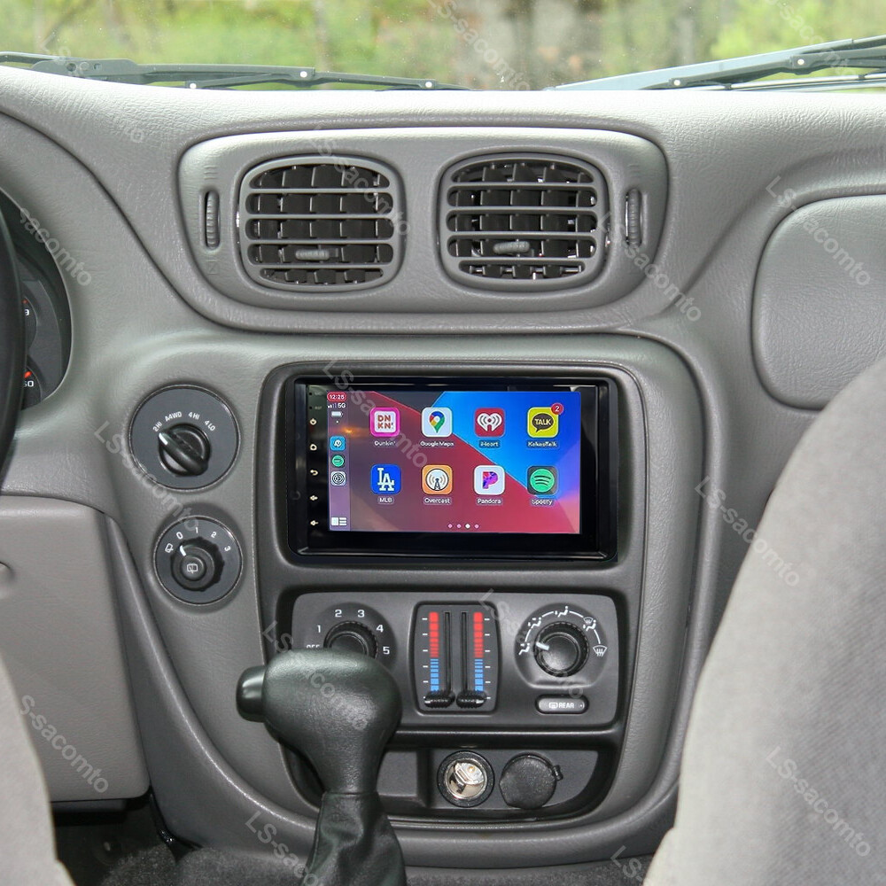 For 2002-2009 Chevrolet Trailblazer Android14 Apple Carplay Car GPS Stereo Radio