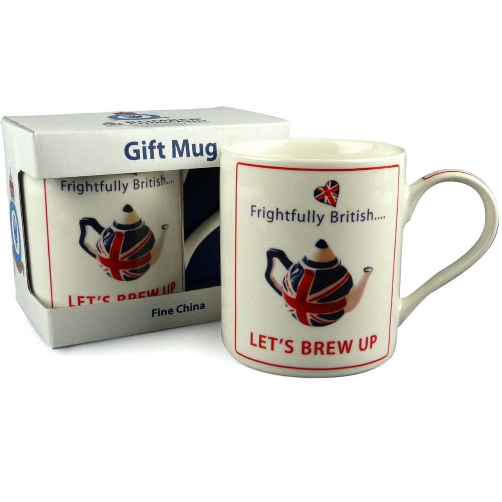 Fine China British Bomber Command Let's Brew Up Mug by The Leonardo Collectio...