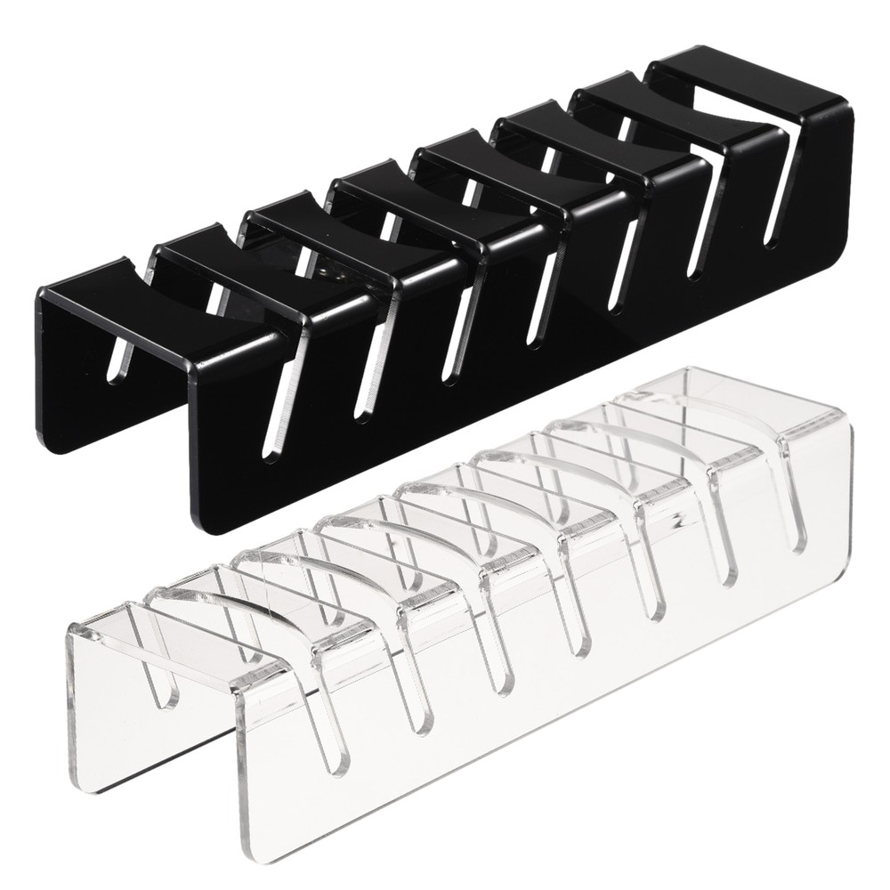 Baseball Hat Holder Acrylic Hat Display Stand Organization Rack with Curved Slot