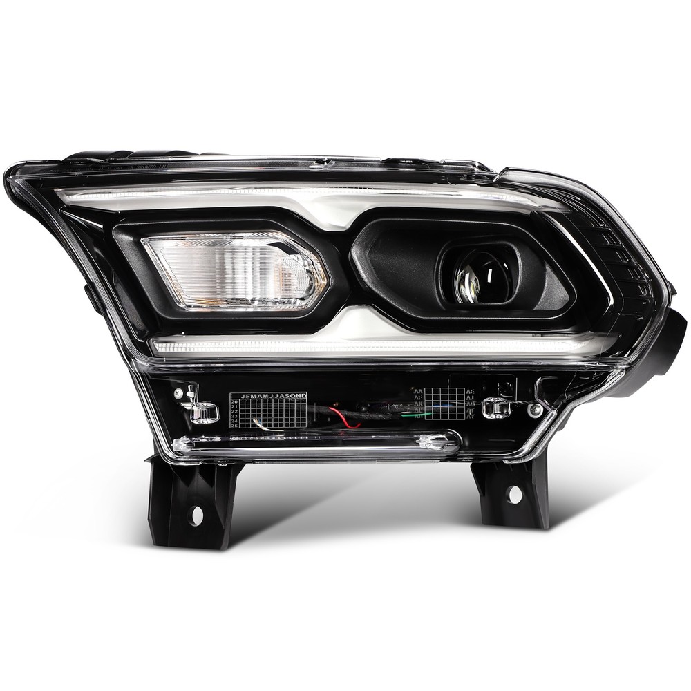Black Headlight Assembly w/LED DRL Left Side For Dodge Durango 2021-2023 2024
